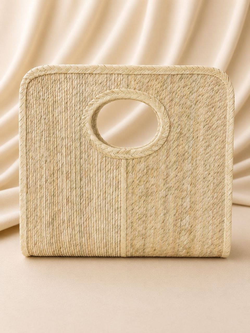 Ivory Coast Straw Clutch