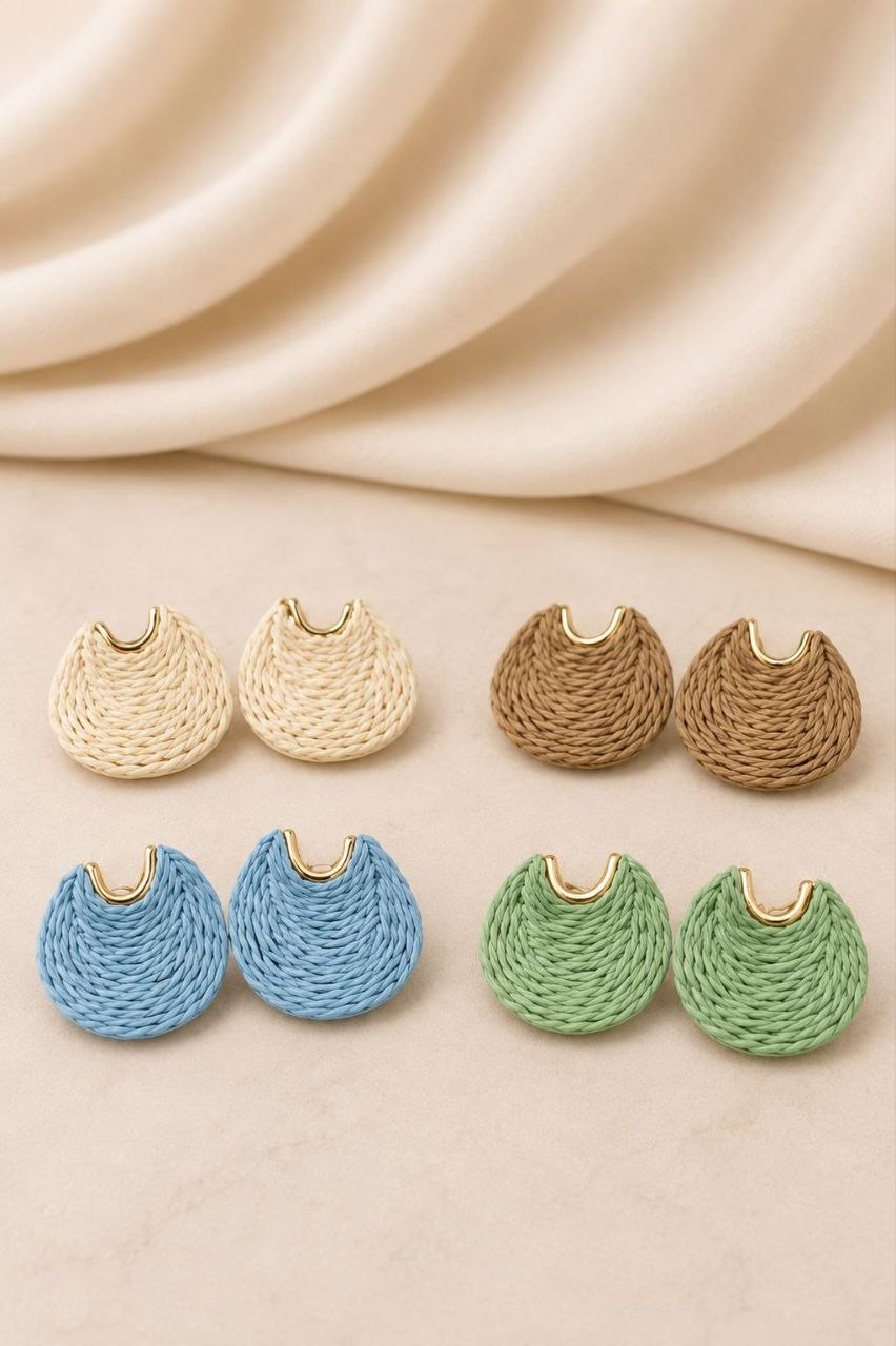 Coastal Chic Woven Earrings