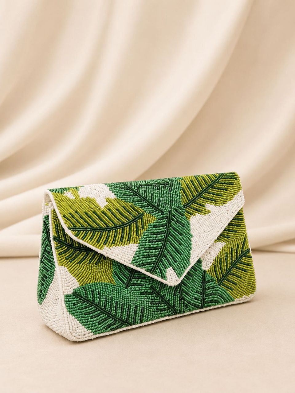 Tropical Escape Beaded Clutch